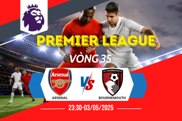 Nhận định soi kèo Arsenal vs Bournemouth 23:30 ngày 03/05